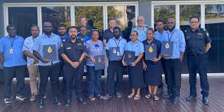 Customs officers at a Pacific Leadership Programme graduation